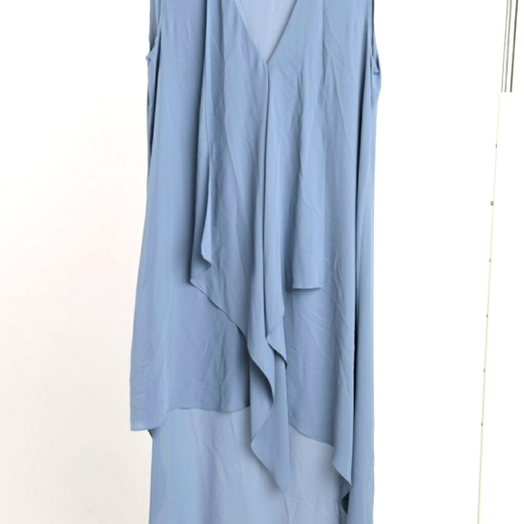 BCBGMAXARZIA Sheer Blue Dress - Picture 4 of 4